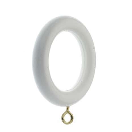 Pack of 6 Maine Wooden Curtain Rings Dia. 28mm