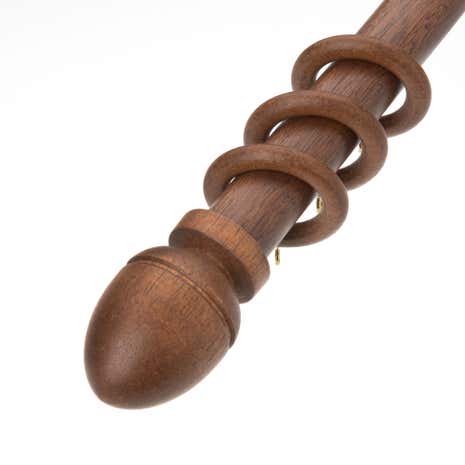 Oregon Fixed Acacia Curtain Pole Dia. 28mm