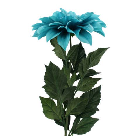 Artificial Teal Giant Dahlia