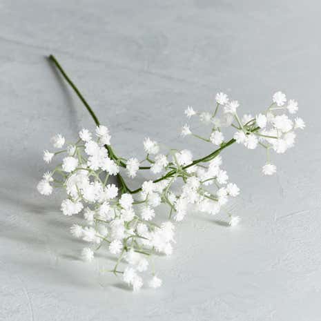 Artificial White Gypsophila Stem