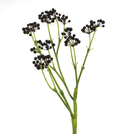 Artificial Purple Nightshade Berry Stem