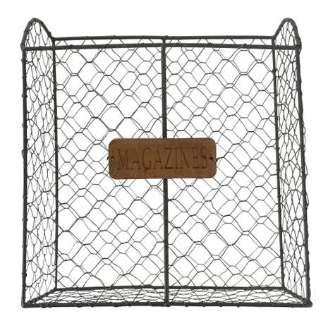 Wire Magazine Rack