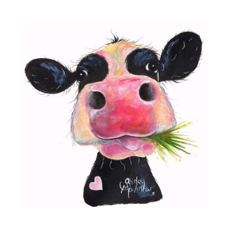 Cow Printed Canvas