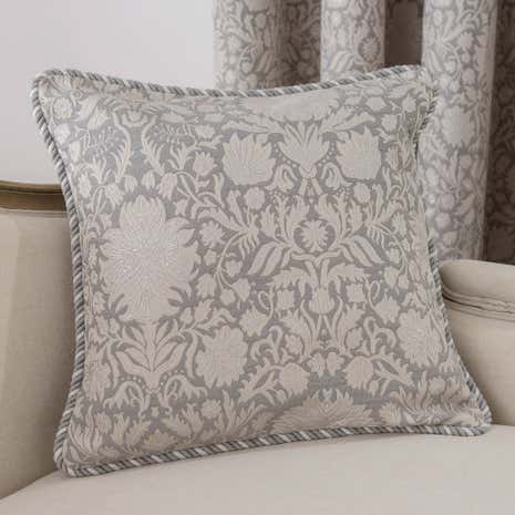 Large Silver Kensington Cushion