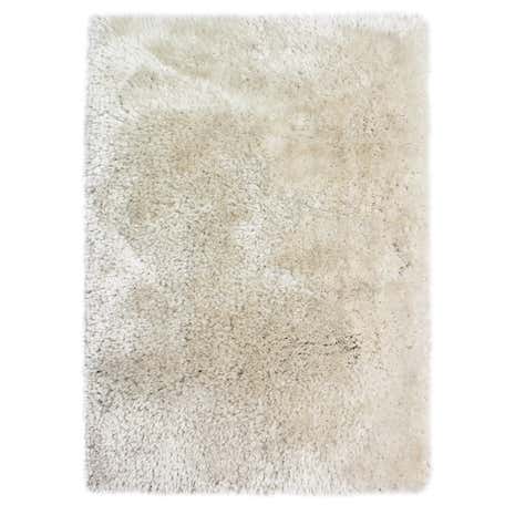 Ivory Jewel Shaggy Rug