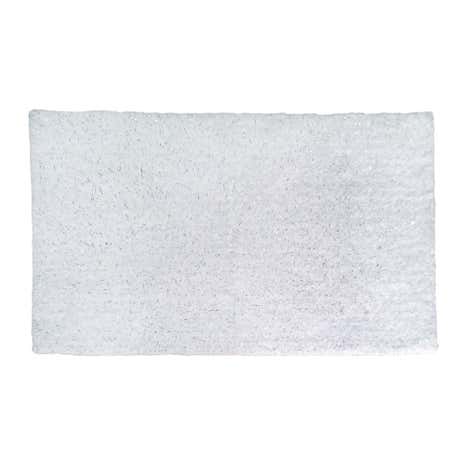 White Sparkle Bath Mat