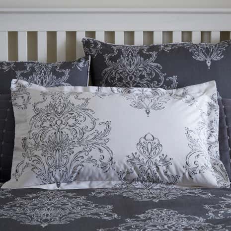 Versailles Charcoal Oxford Pillowcase