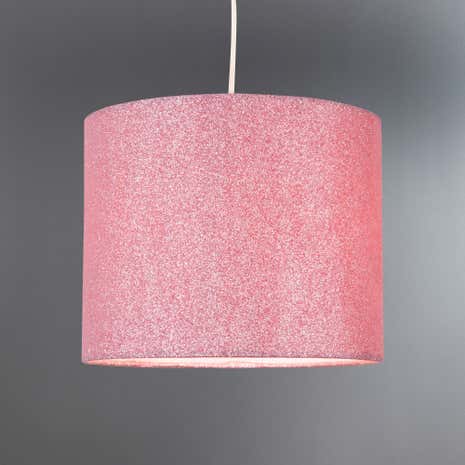 Pink Glitter Pendant Shade