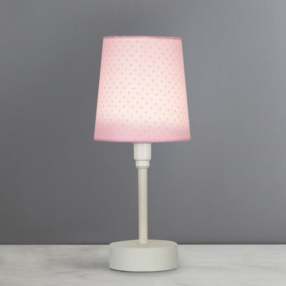 blush pink lampshade dunelm