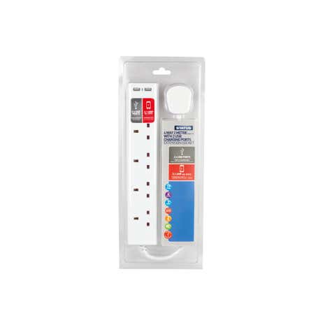 Status 4 way 2M extension - 2USB Ports