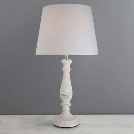 White Toulouse Table Lamp