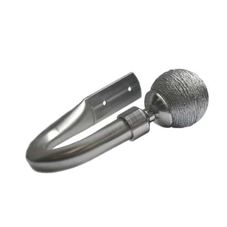 Mix and Match Holford Satin Silver Holdbacks