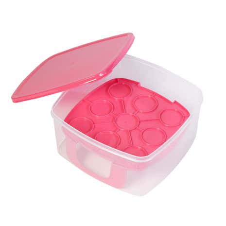 Cake Storer With Lifter And Muffin Tray