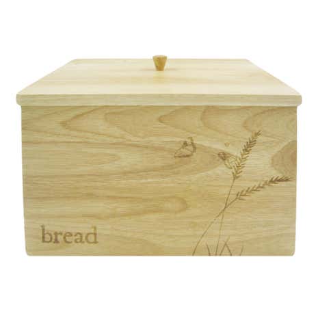 Rustic Romance Wooden Bread Crock