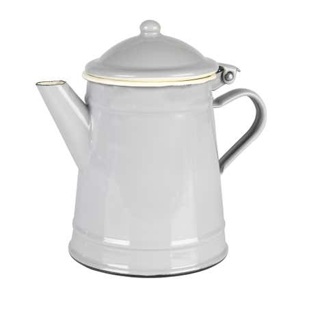 Enamel Grey Tea Pot