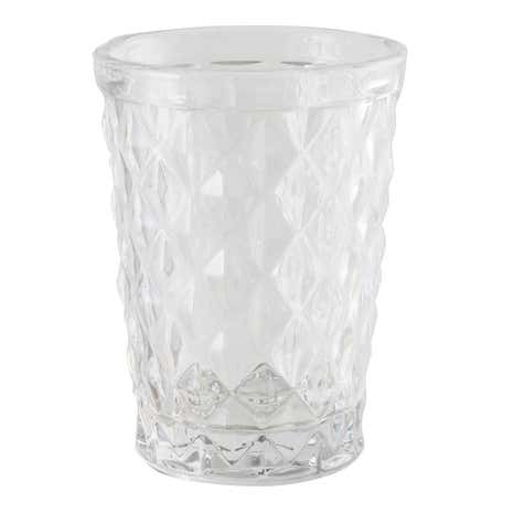Faceted Glass Tumblers Clear