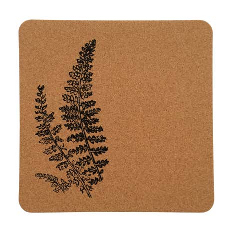 Fern Printed Pack of 4 Cork Placemats