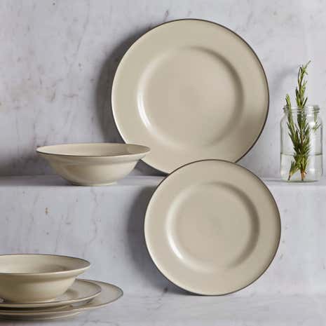 Gordon Ramsay Royal Doulton Cream Union Street Cafe 12 Piece Dinner Set