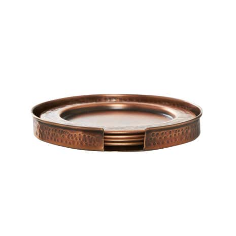 Hammered Copper Coasters