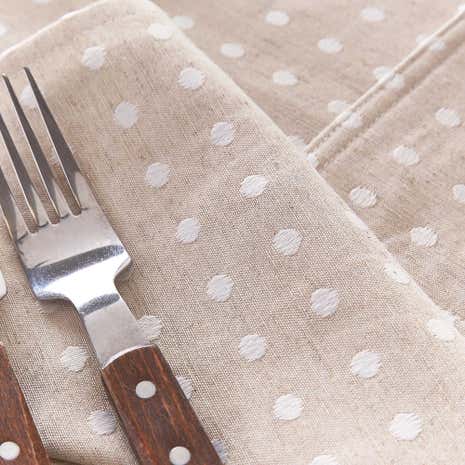 4 Pack Linen Spot Napkin