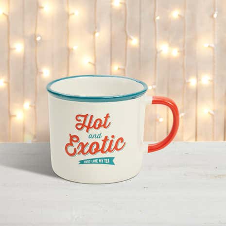 Jamie Oliver Hot & Exotic Slogan Mug