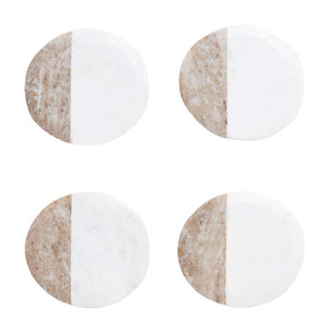 Two tone Pebble Coasters