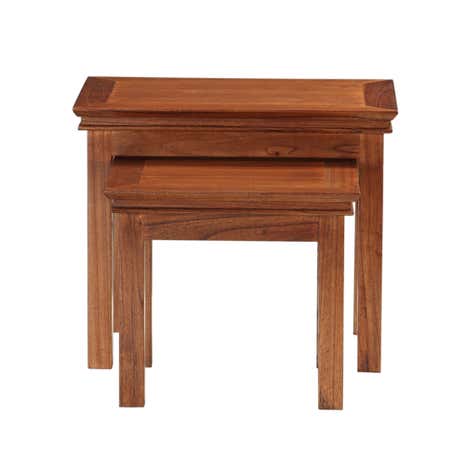 Louvre Dark Wood Nest of Tables