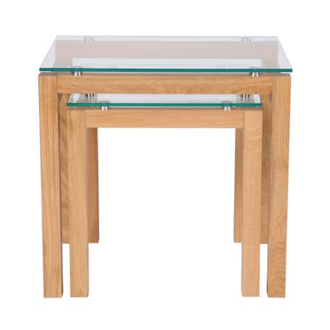 Dallas Oak Nest Of Tables