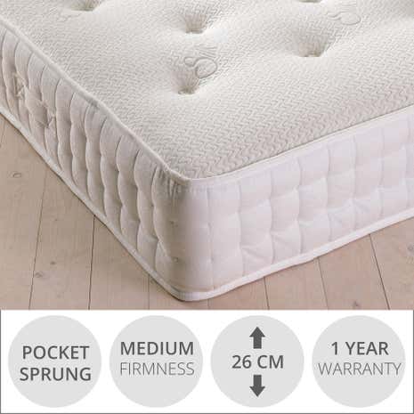 Waverley Pocket Silk Medium Mattress
