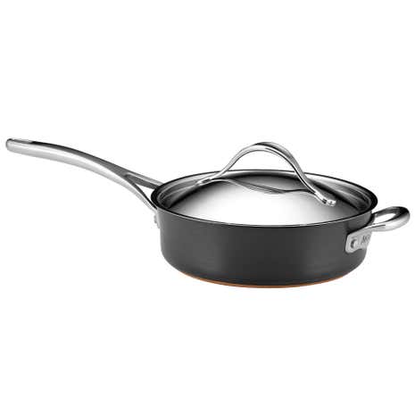 Anolon Nouvelle Copper 24cm Covered Saute Pan