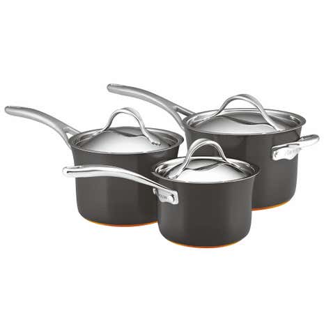 Anolon Nouvelle Copper 3 Piece Pan Set