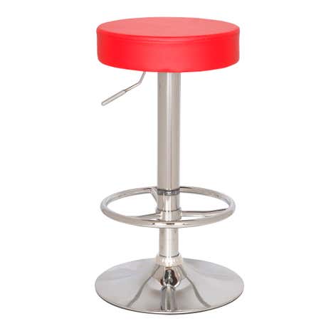 Vesper Upholstered Red Bar Stool