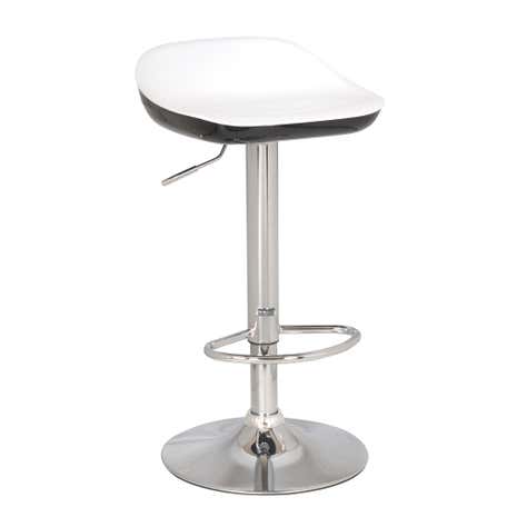 Roma Black Gas Lift Bar Stool