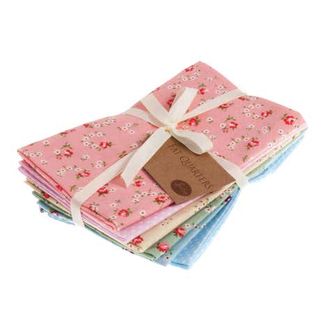 Valentines Pink Cotton Fat Quarters