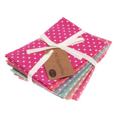 Summer Polka Cotton Fat Quarters