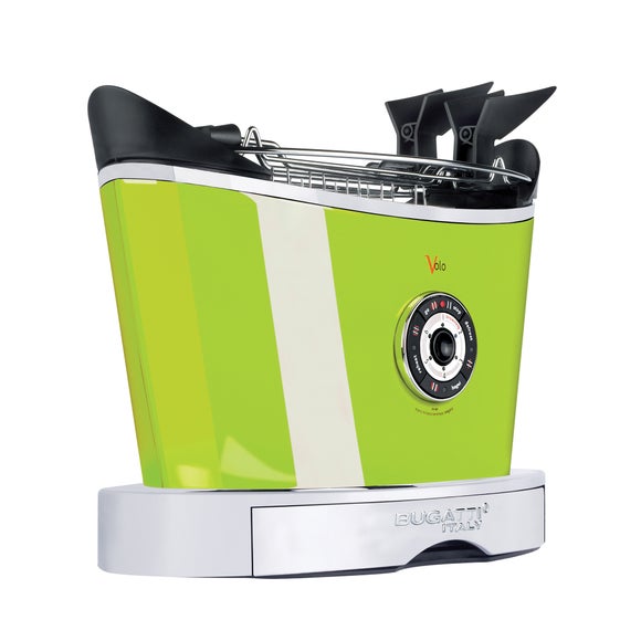 Bugatti Volo 13-VOLOCM/UK 2 Slice Green Toaster