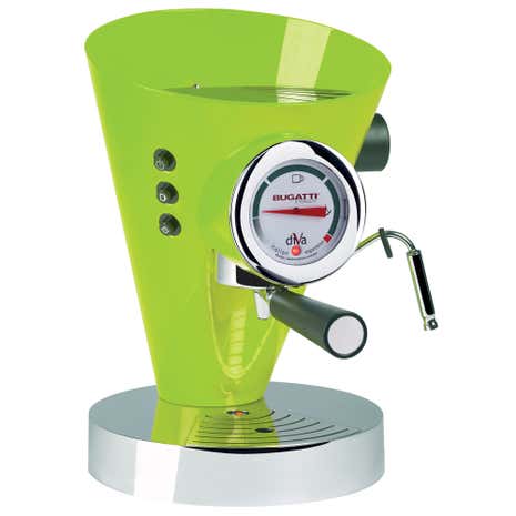 Bugatti Diva Espresso Machine Green 15-DIVACM/UK