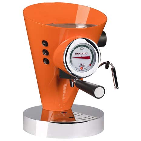 Bugatti Diva Espresso Machine Orange 15-DIVAO/UK