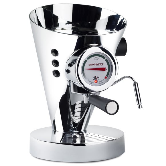 Bugatti Diva Espresso Machine Chrome 15-DIVACR/UK