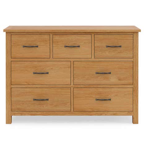 Sidmouth Oak 7 Drawer Chest