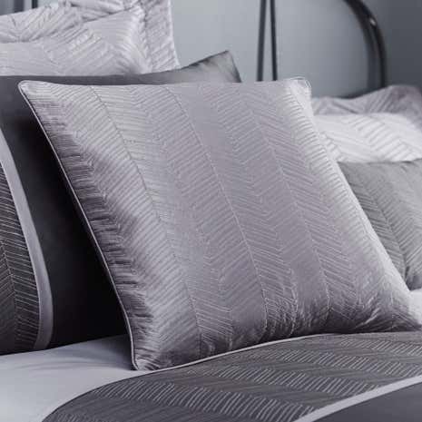 Owen Black Large Filled Cushion