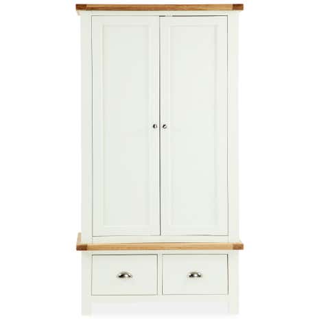 Wilby Cream Double Wardrobe