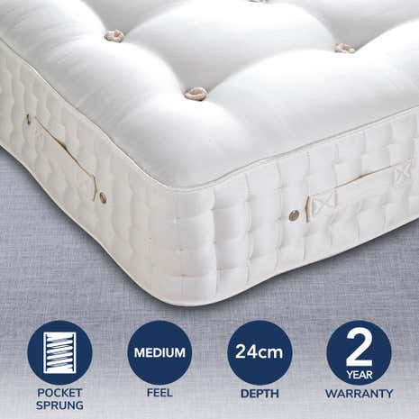 Dorma Buckingham 4000 Pocket Sprung Medium Mattress