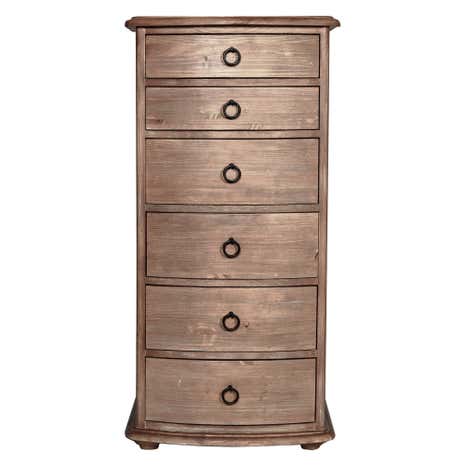 Harby Pine 6 Drawer Tallboy