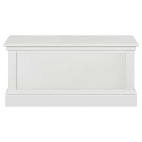 Blakely White Blanket Box