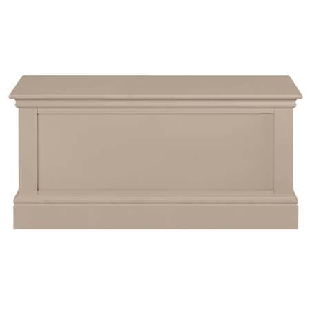 Blakely Taupe Blanket Box