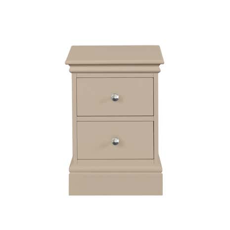 Blakely Taupe Narrow Bedside Table