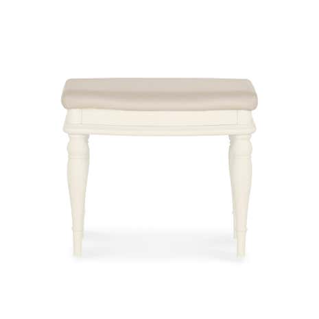 Athena Ivory Dressing Stool
