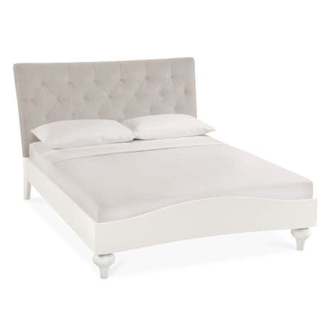 Sophia Grey Upholstered Bedstead