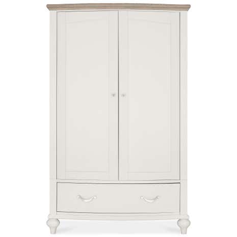 Sophia Grey Double Wardrobe
